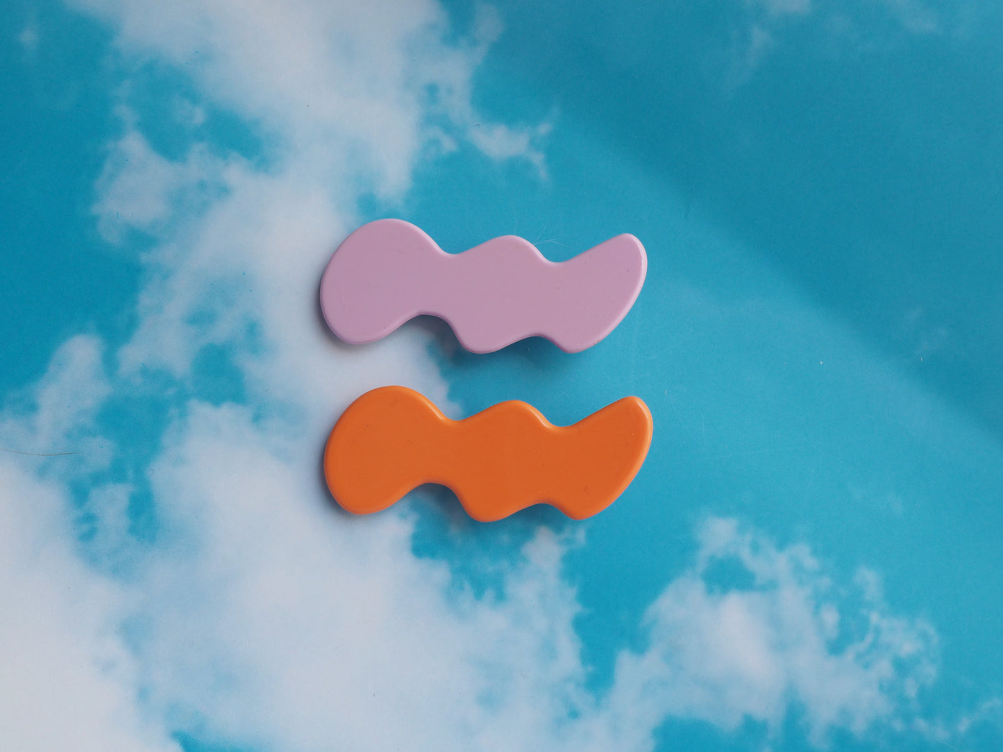 Squiggle Hair Clip set