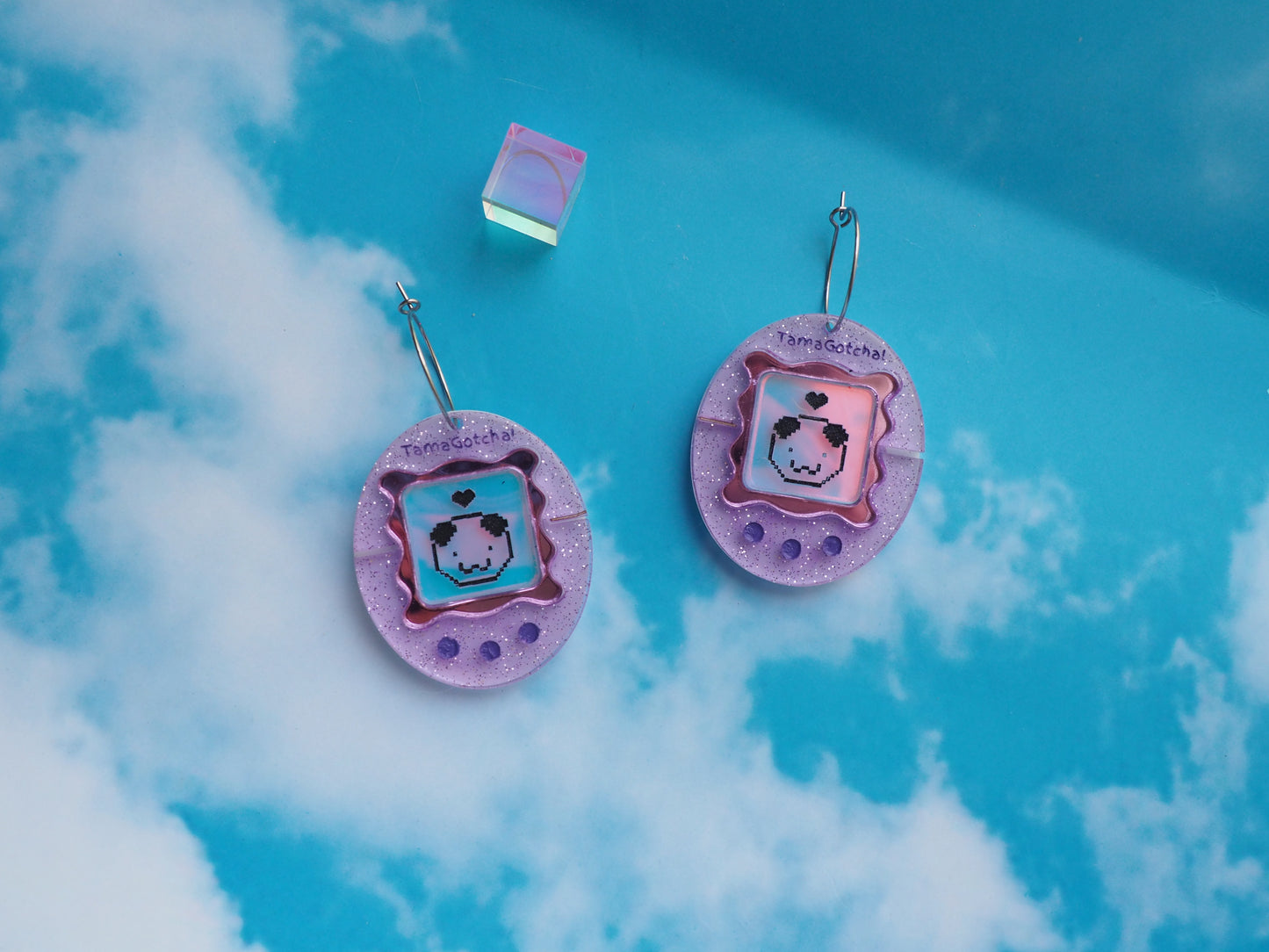 TamaGotcha! Inspired Acrylic Earrings