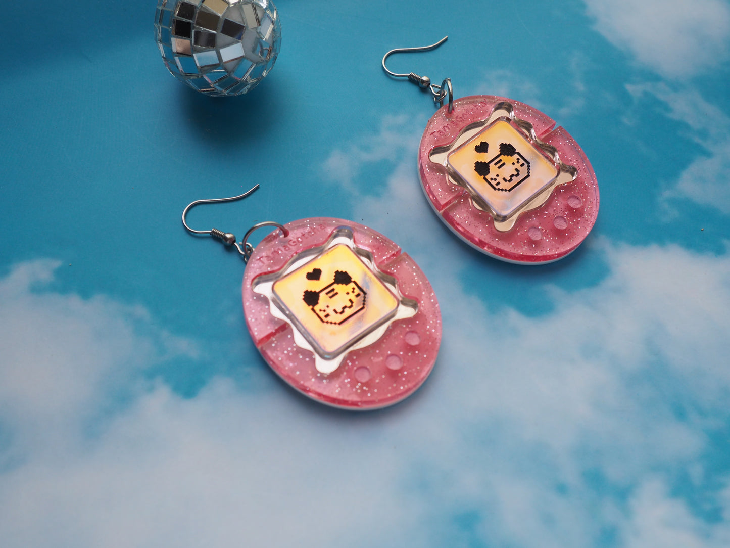 TamaGotcha! Inspired Acrylic Earrings