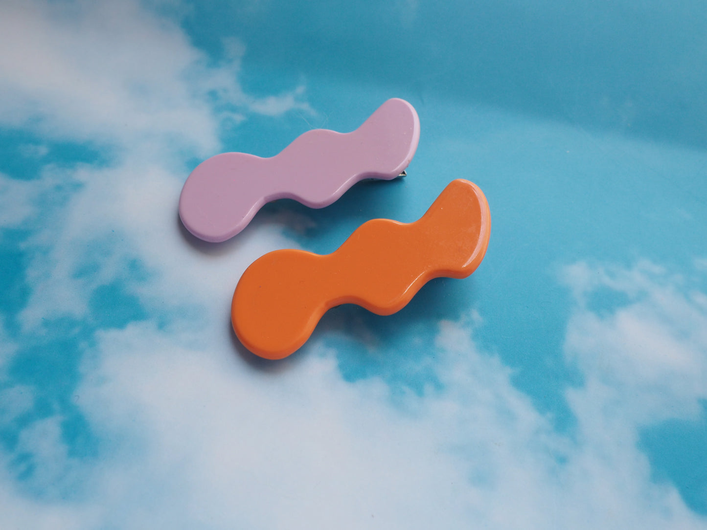 Squiggle Hair Clip set