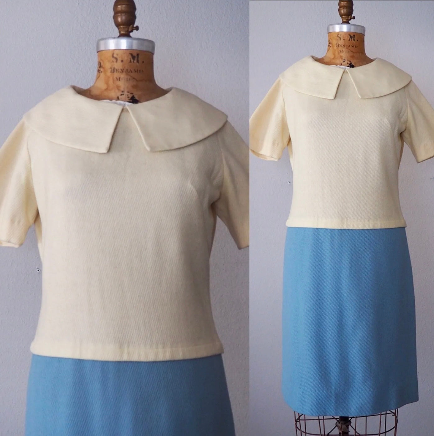 1960’s Bobbie Brooks mod wool dress—M