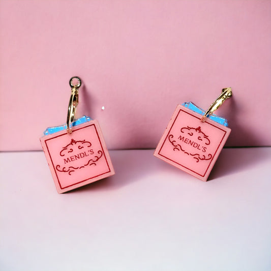 Mendls Patisserie box earrings