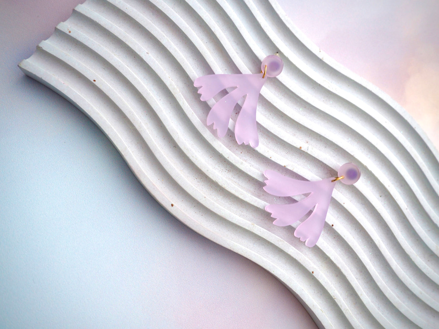 Matisse Inspired Acrylic Earrings