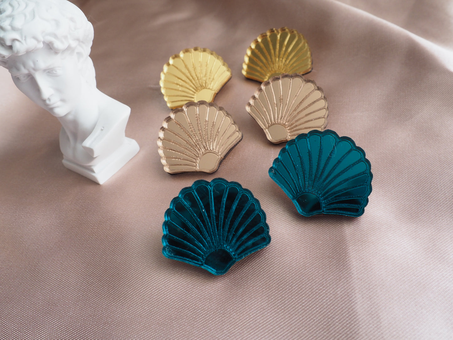 Art Deco Fan studs