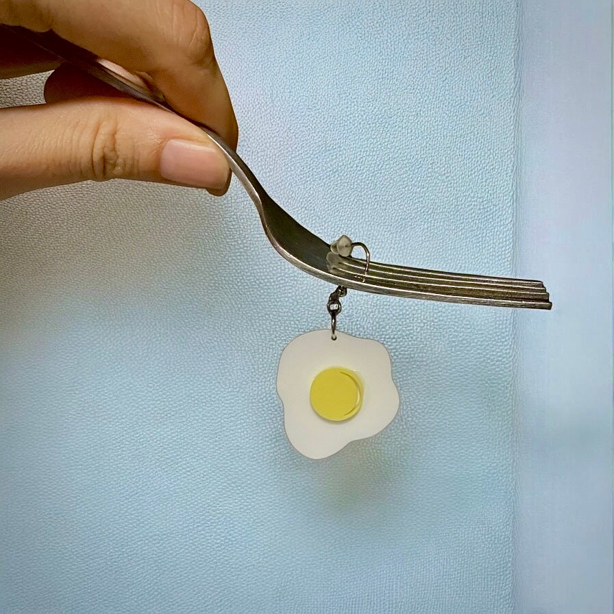 Sunny Side Up egg earrings