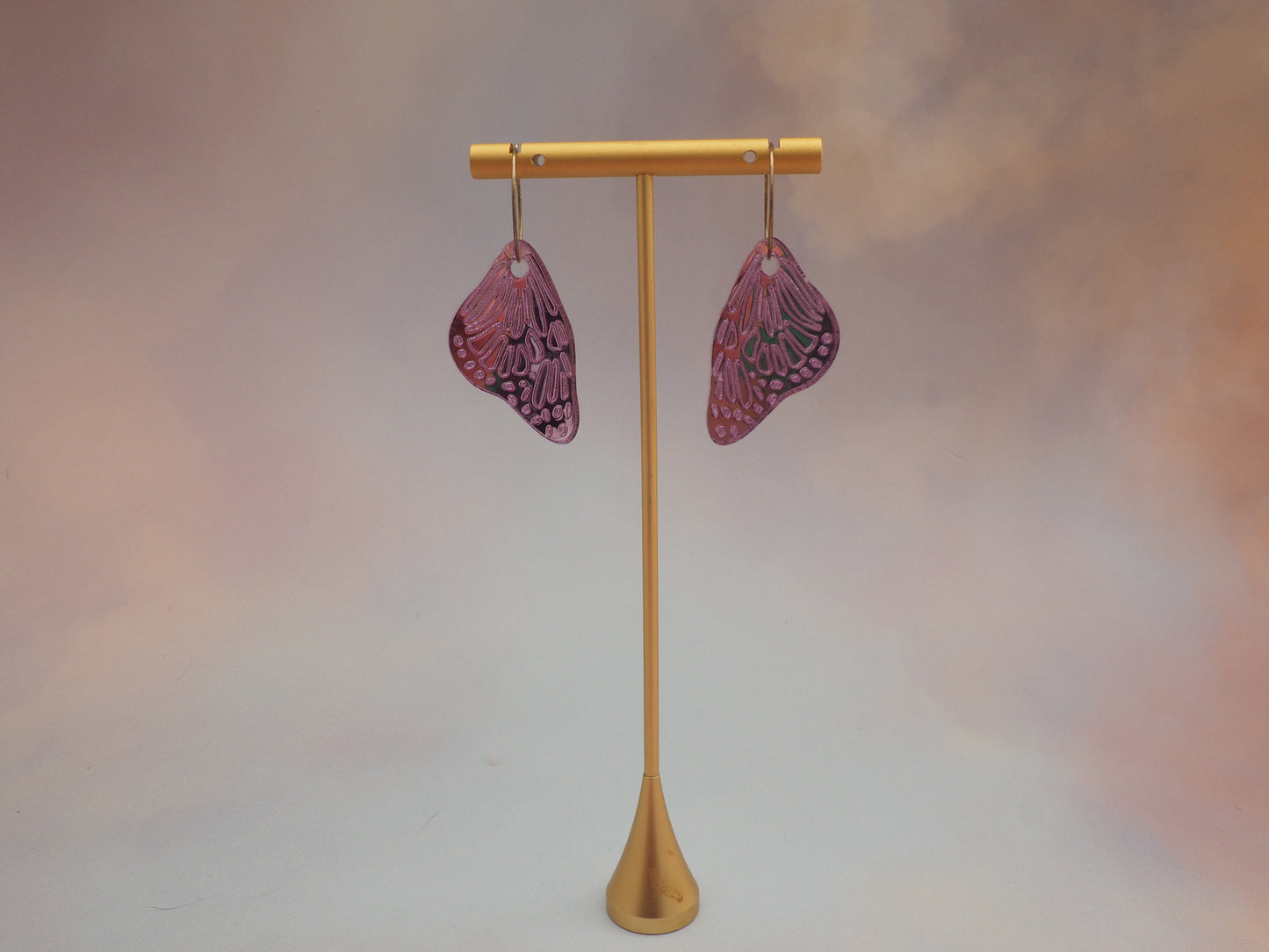 Butterfly Wing acrylic earrings