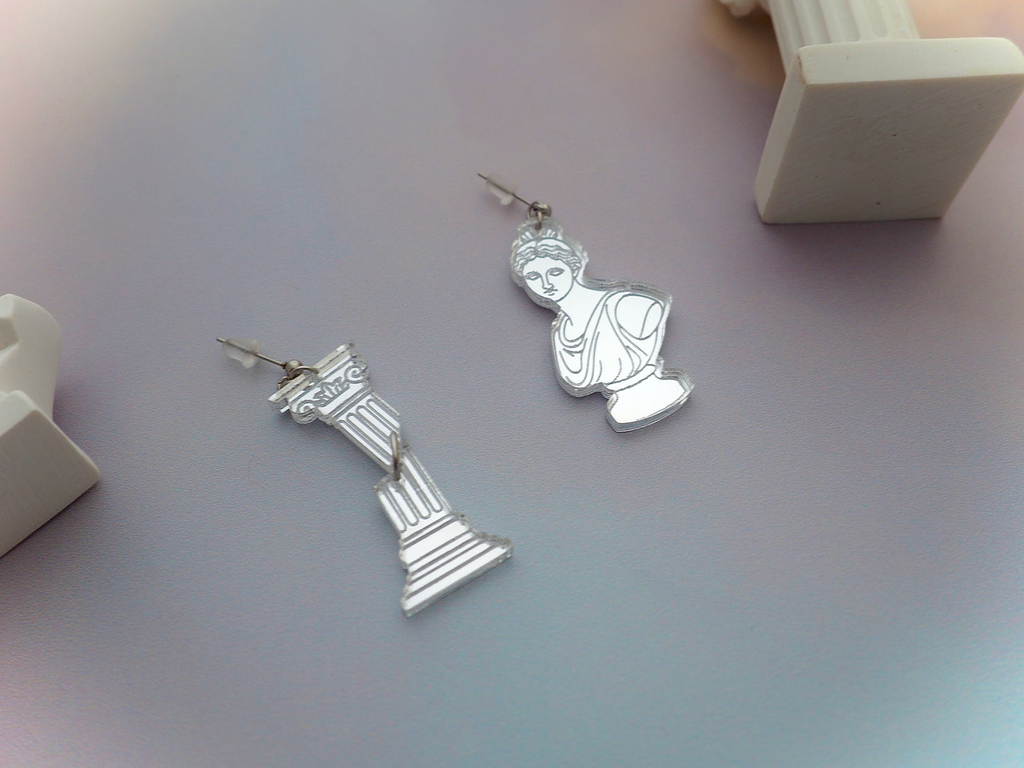 Ruins of Pompeii earrings