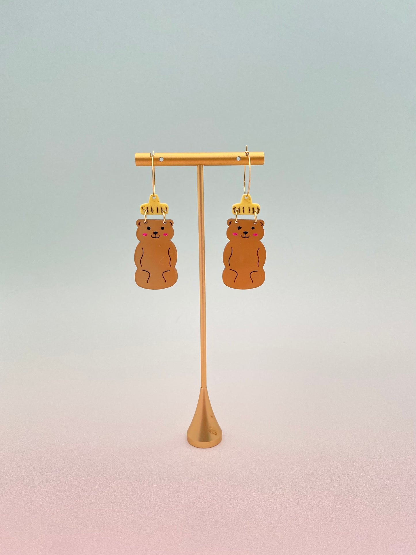 Honey Bear earrings