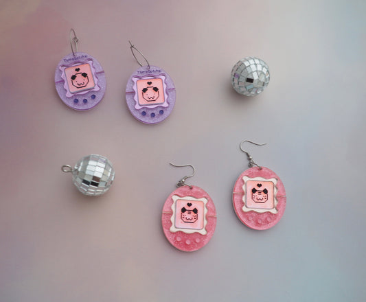 TamaGotcha! Inspired Acrylic Earrings