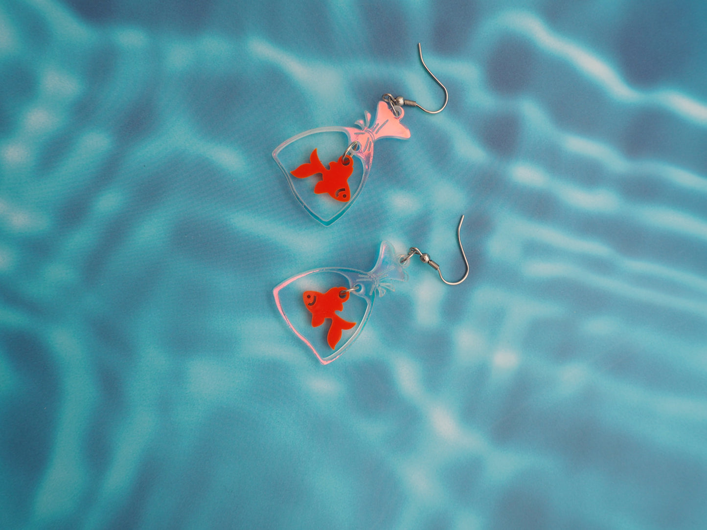 Fish in a Bag earrings