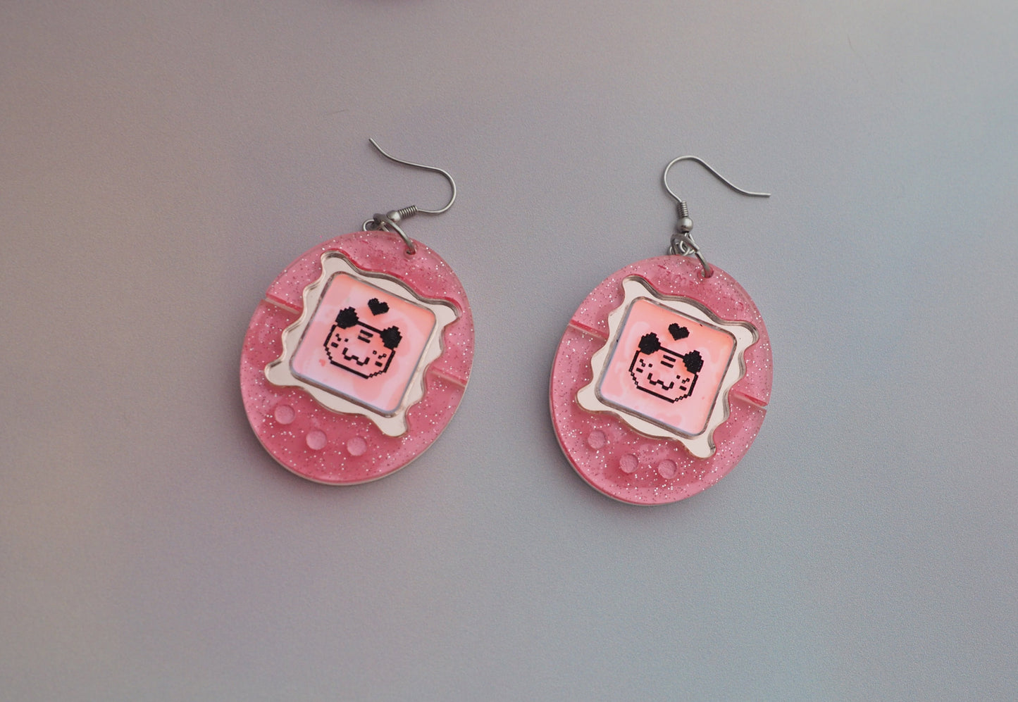 TamaGotcha! Inspired Acrylic Earrings