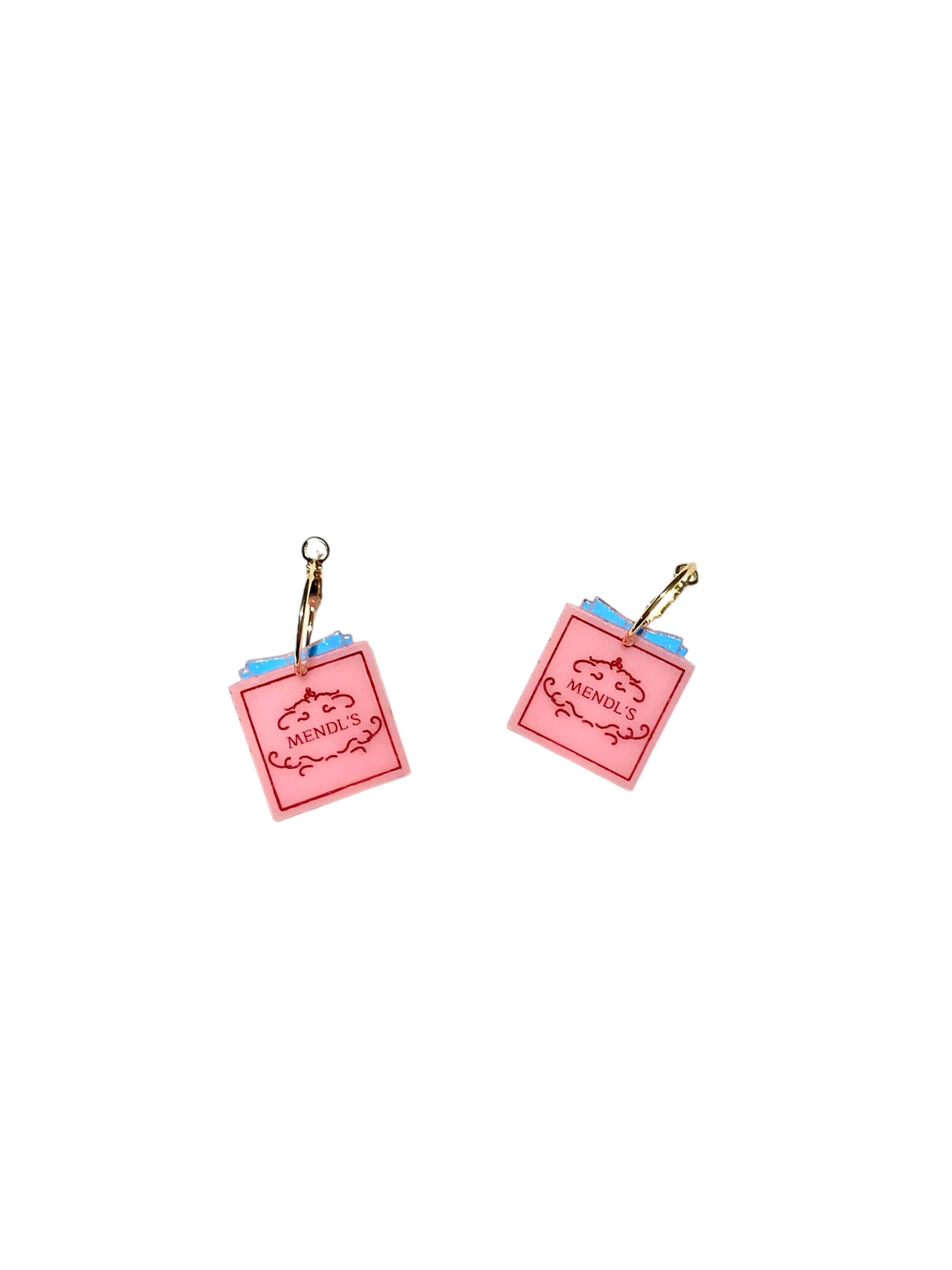 Mendls Patisserie box earrings