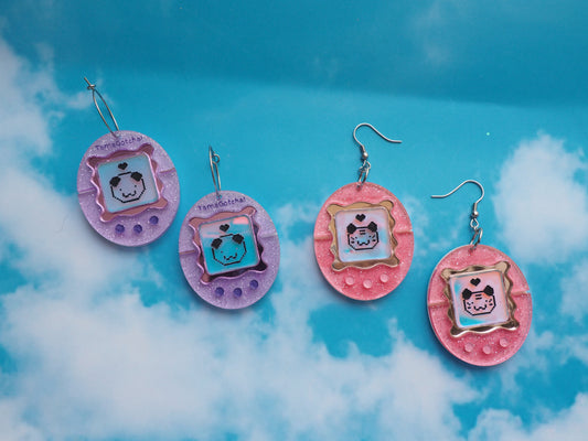 TamaGotcha! Inspired Acrylic Earrings