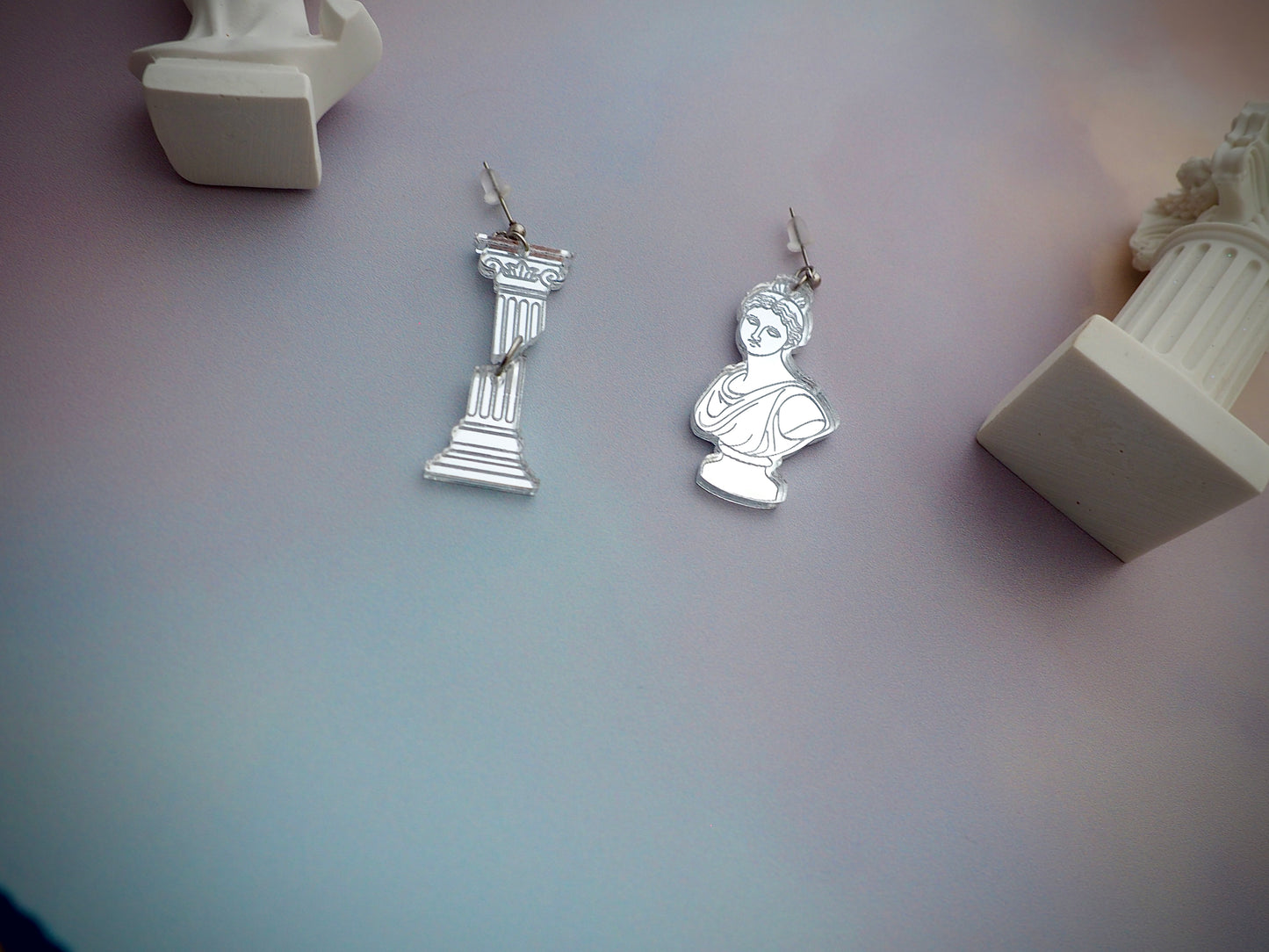 Ruins of Pompeii earrings