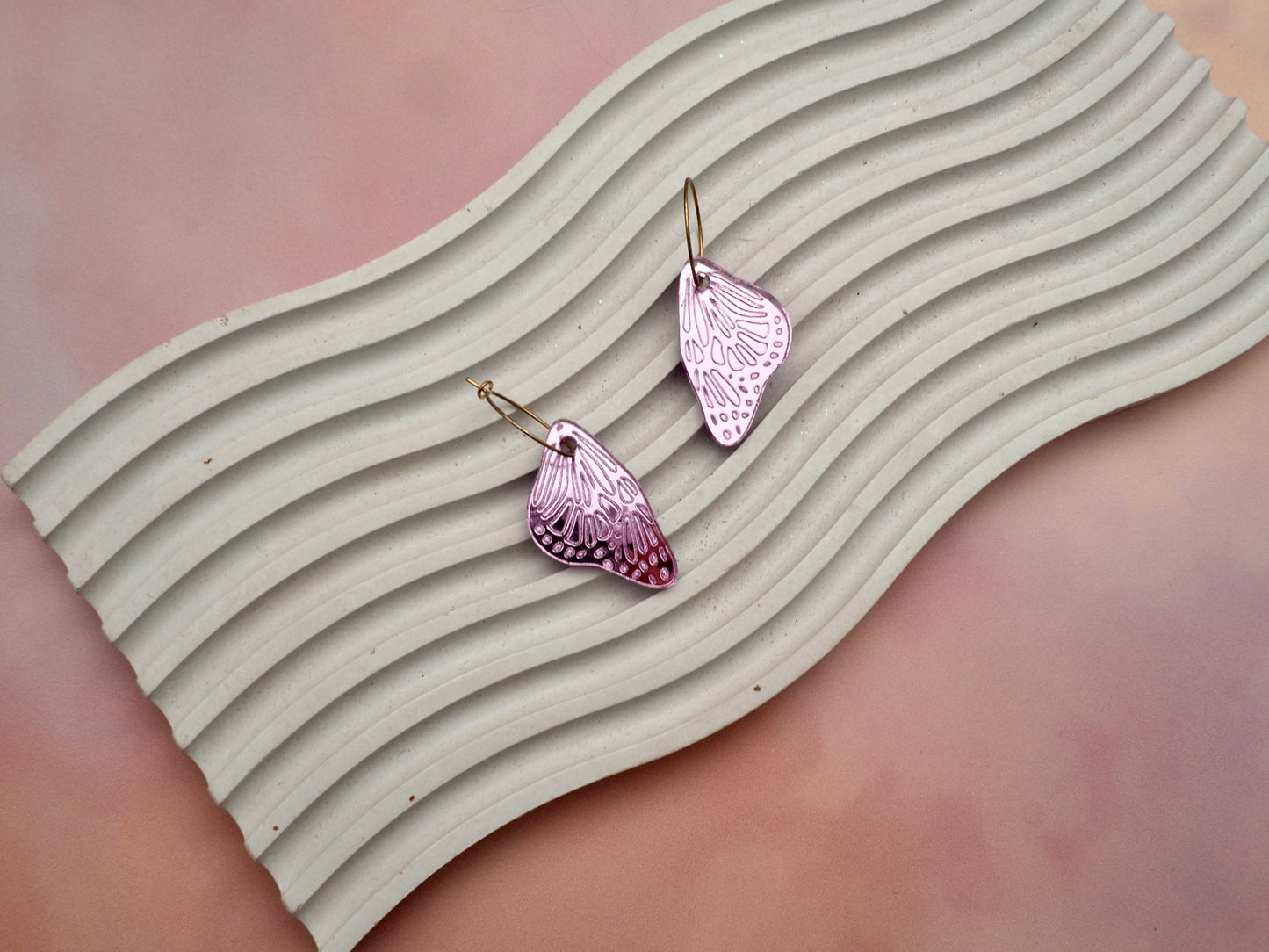 Butterfly Wing acrylic earrings