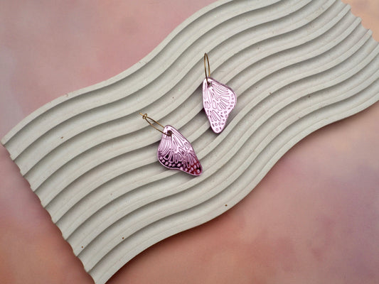 Butterfly Wing acrylic earrings