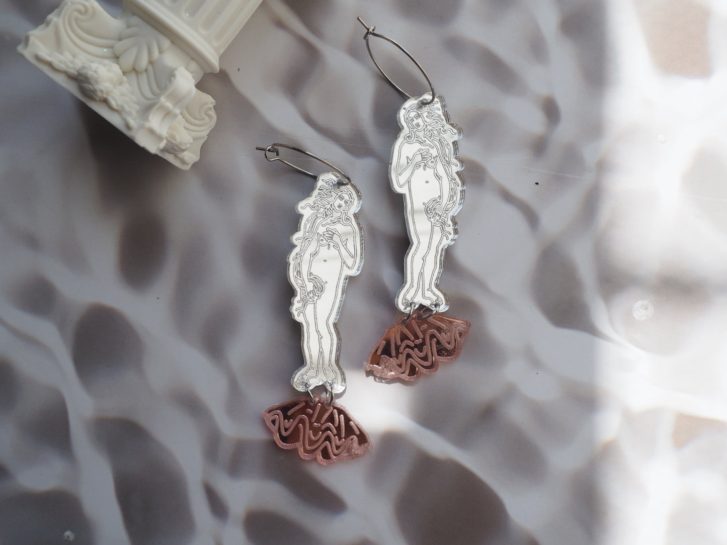 Birth of Venus Acrylic Earrings