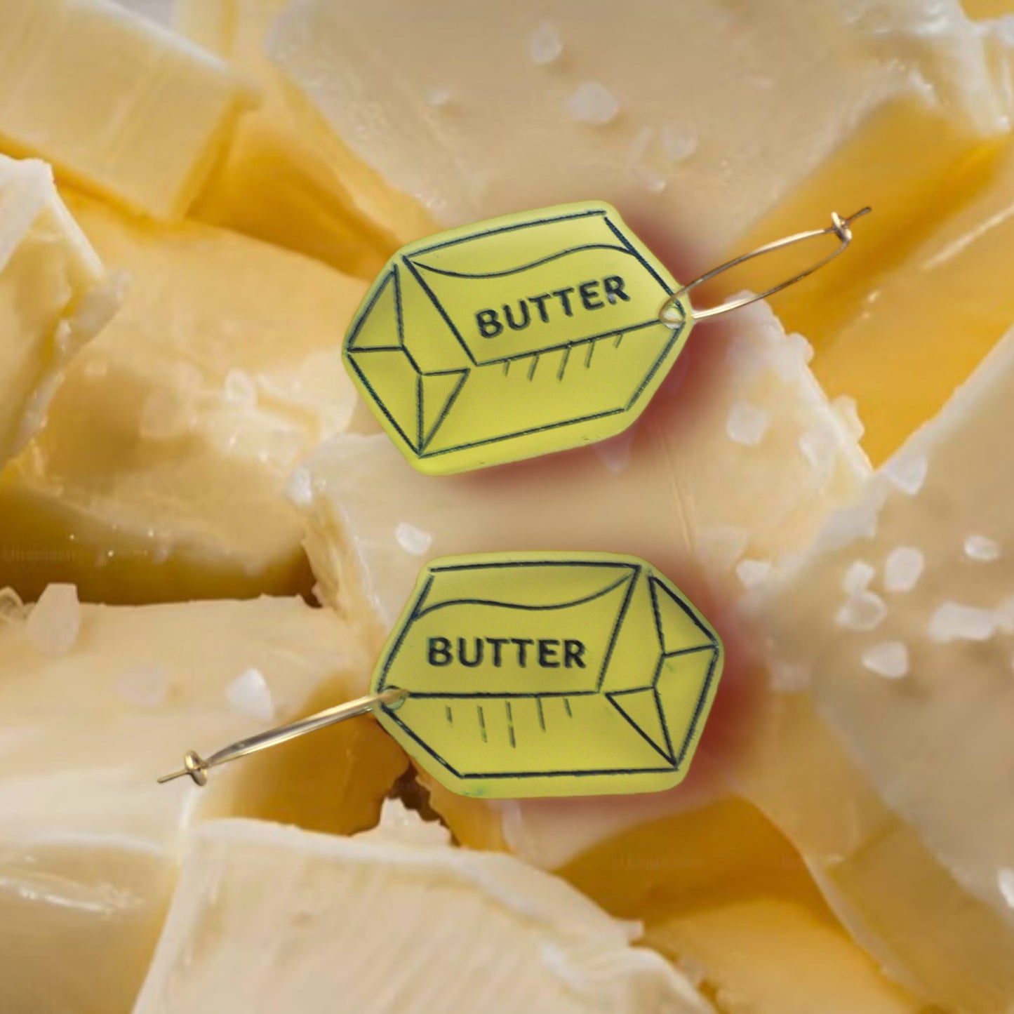 Butter Is Life earrings