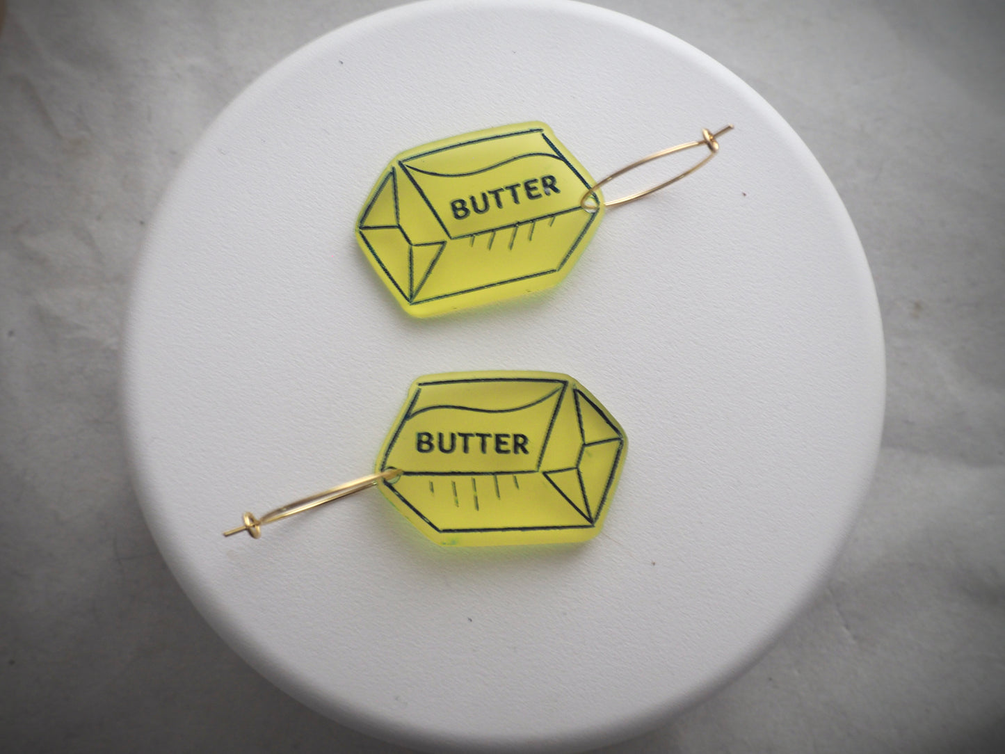 Butter Is Life earrings