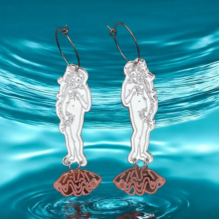 Birth of Venus Acrylic Earrings