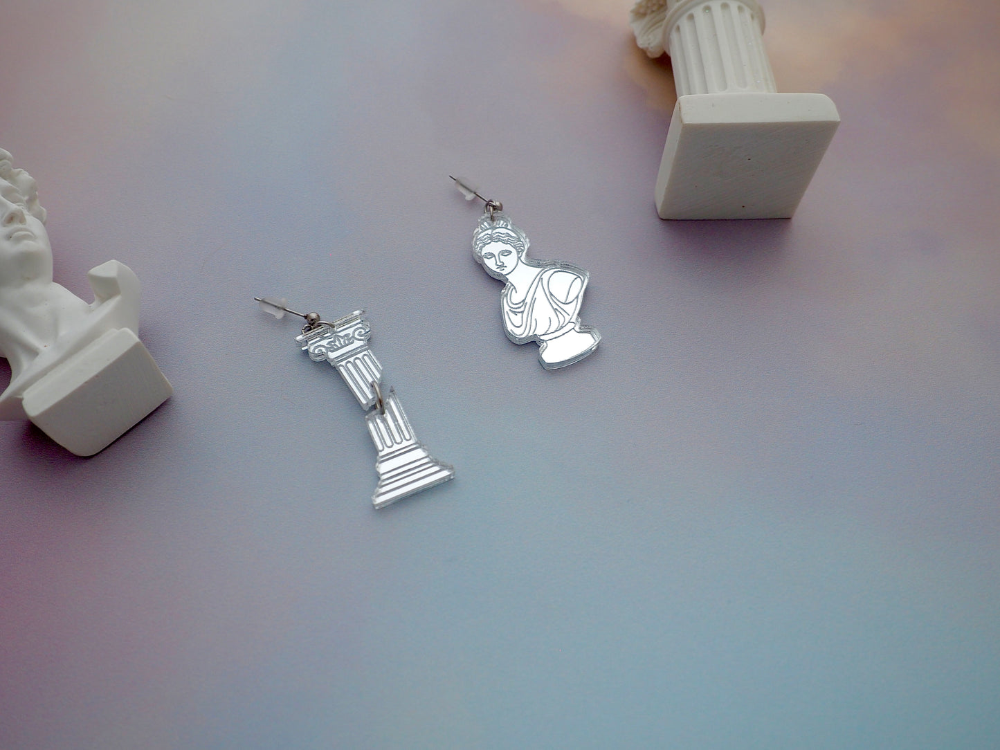 Ruins of Pompeii earrings