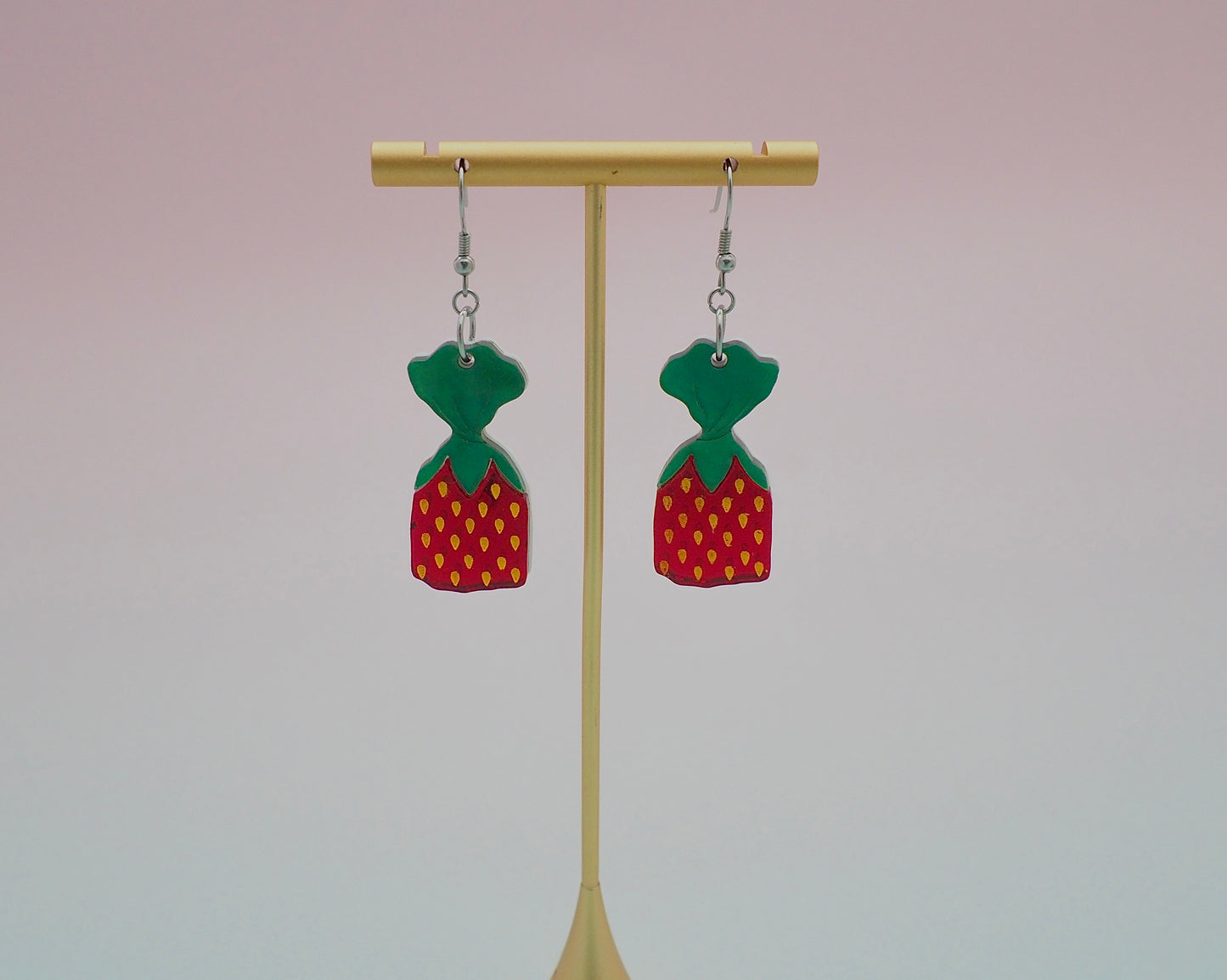 Retro Strawberry Candy earrings