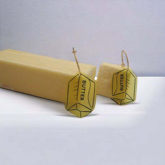 Butter Is Life earrings