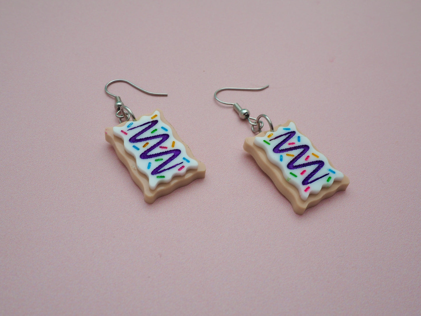 Toaster Pastry acrylic earrings