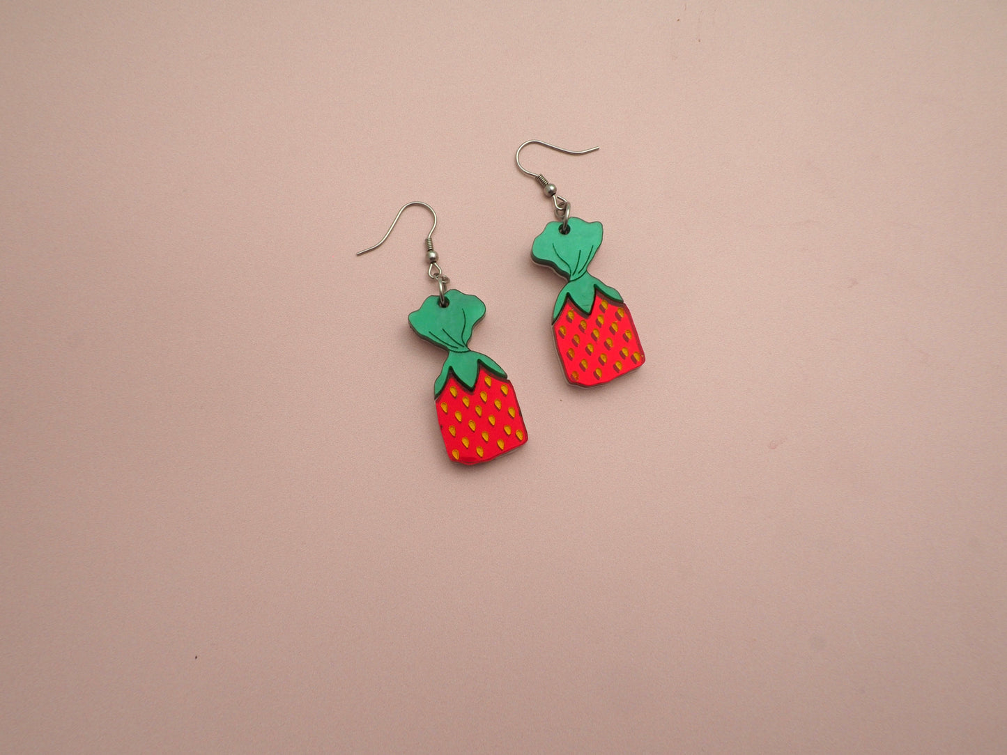 Retro Strawberry Candy earrings