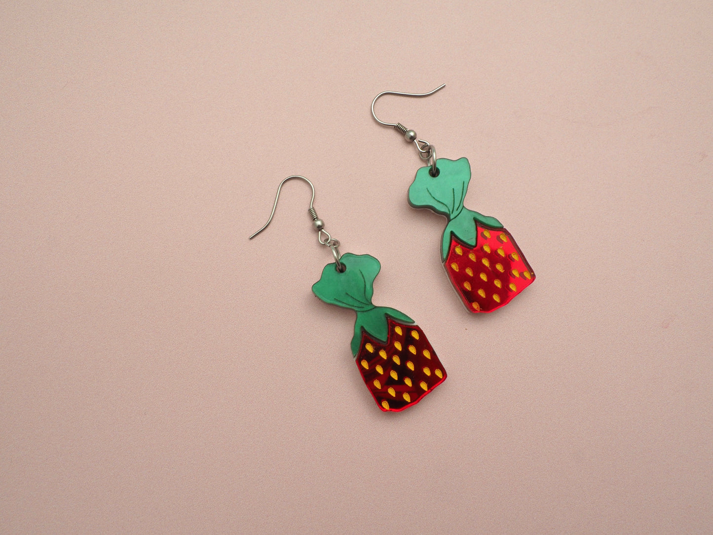 Retro Strawberry Candy earrings