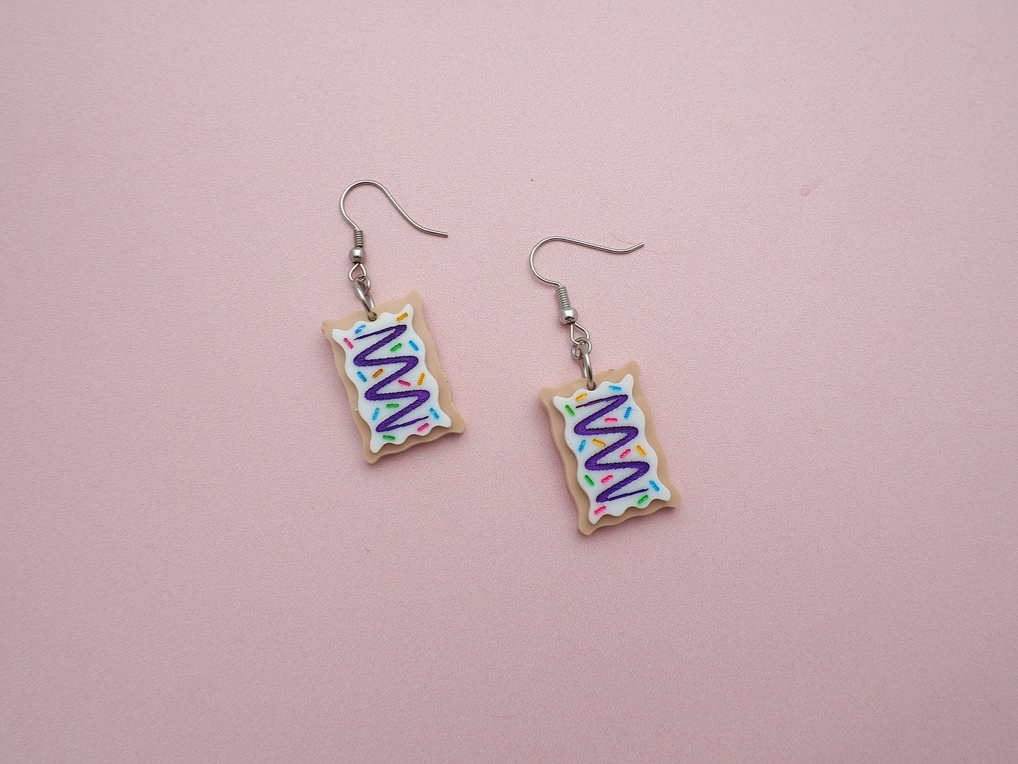 Toaster Pastry acrylic earrings