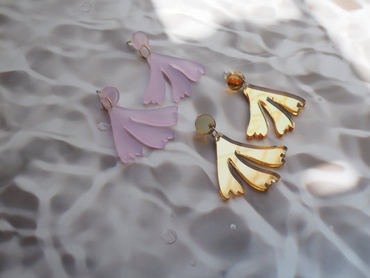 Matisse Inspired Acrylic Earrings