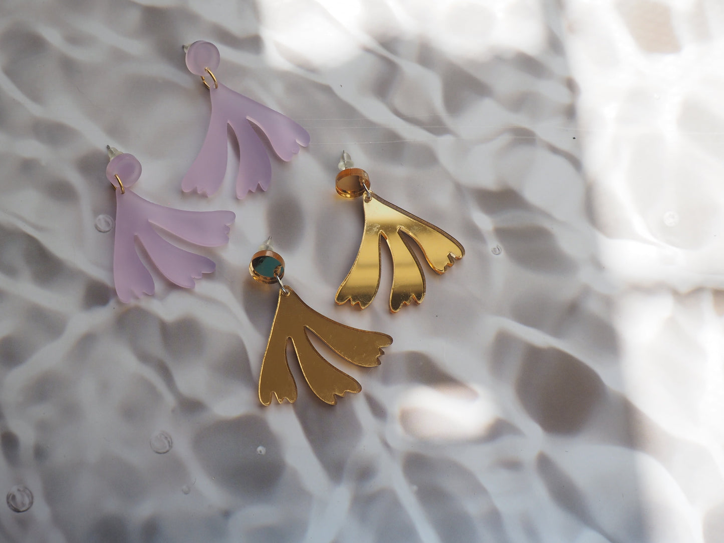 Matisse Inspired Acrylic Earrings