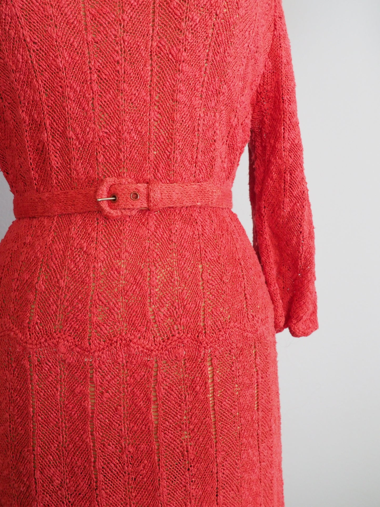 1970’s Does 1930’s Knit Dress—M