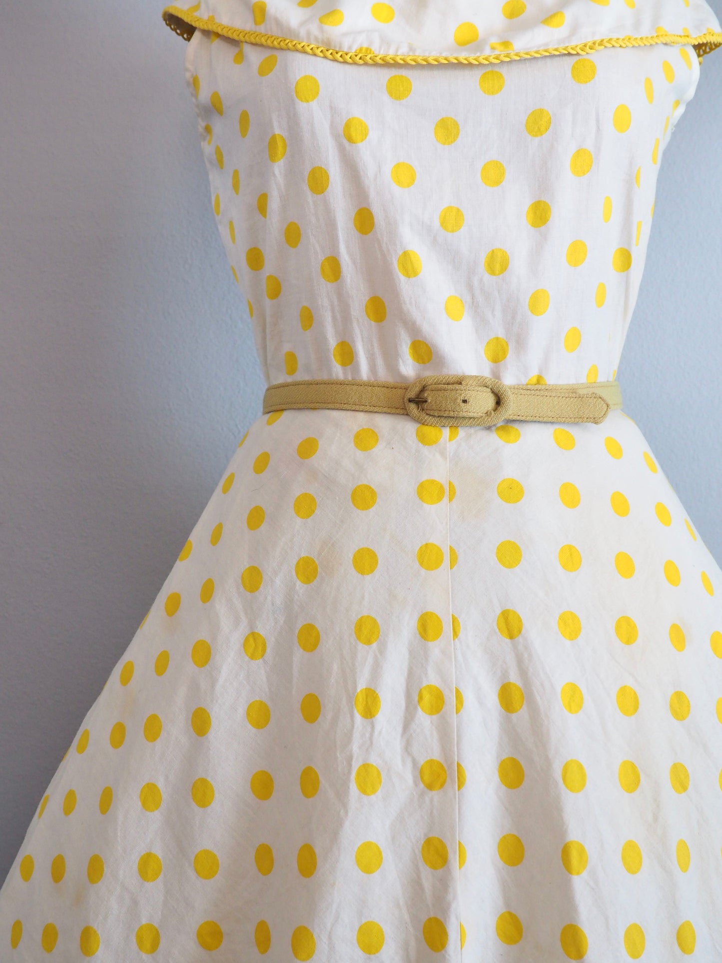 1960’s polka dot dress—M