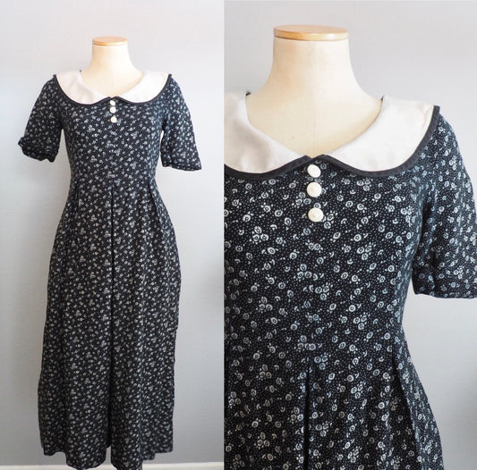 LANZ 1980’s Peter Pan collar jumper—M/L