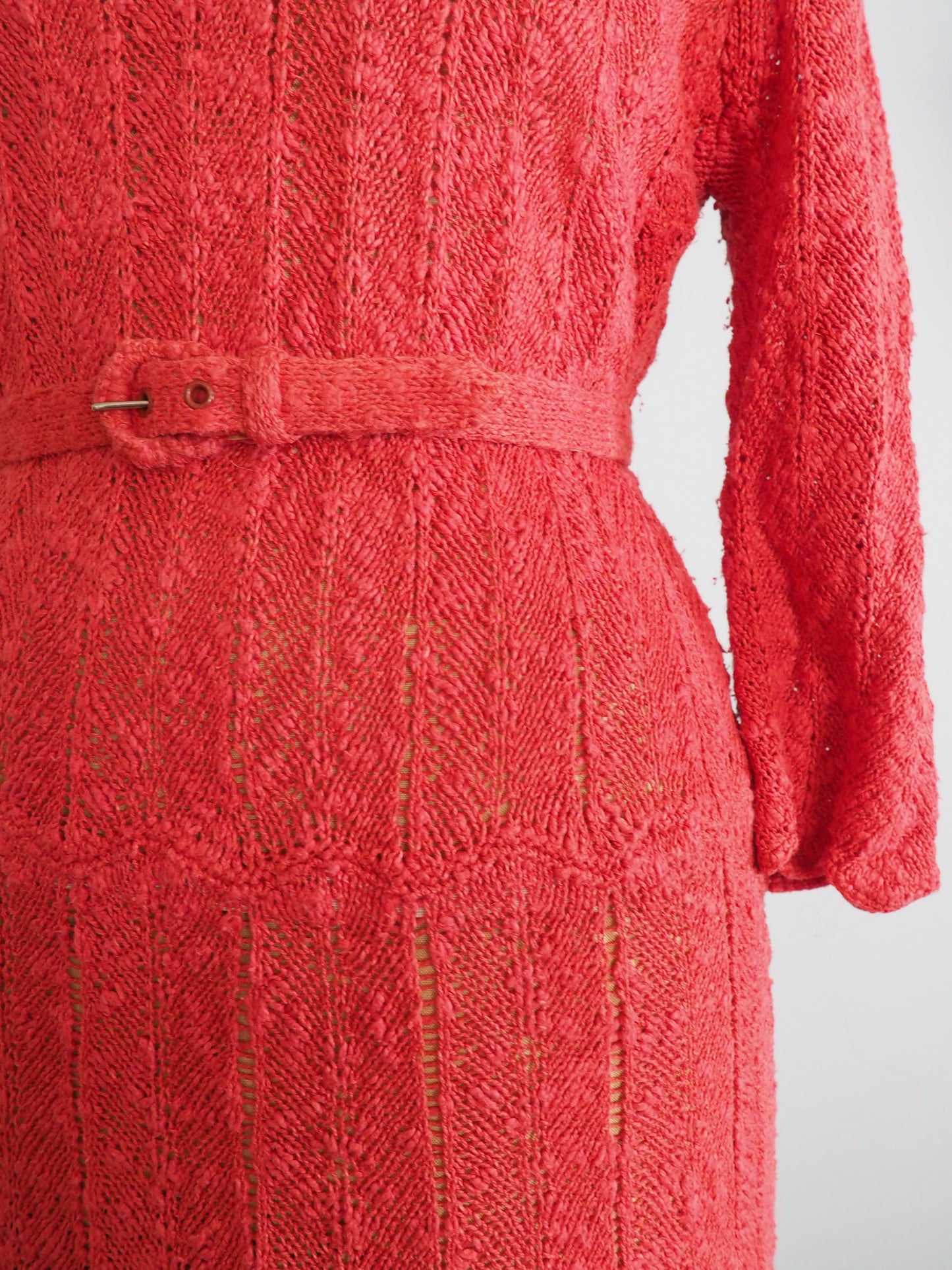 1970’s Does 1930’s Knit Dress—M